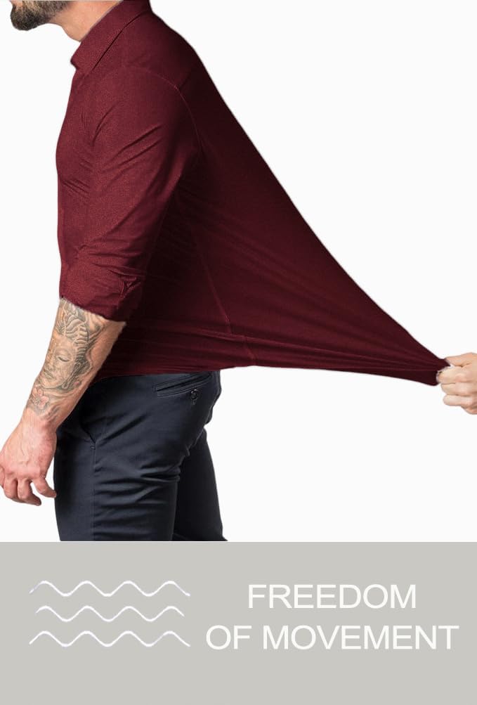 Gładka slim fit koszula męska - David-Czarny-S-Trend Polska