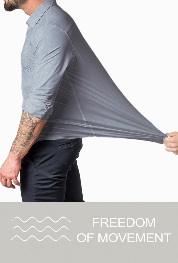 Gładka slim fit koszula męska - David-Czarny-S-Trend Polska