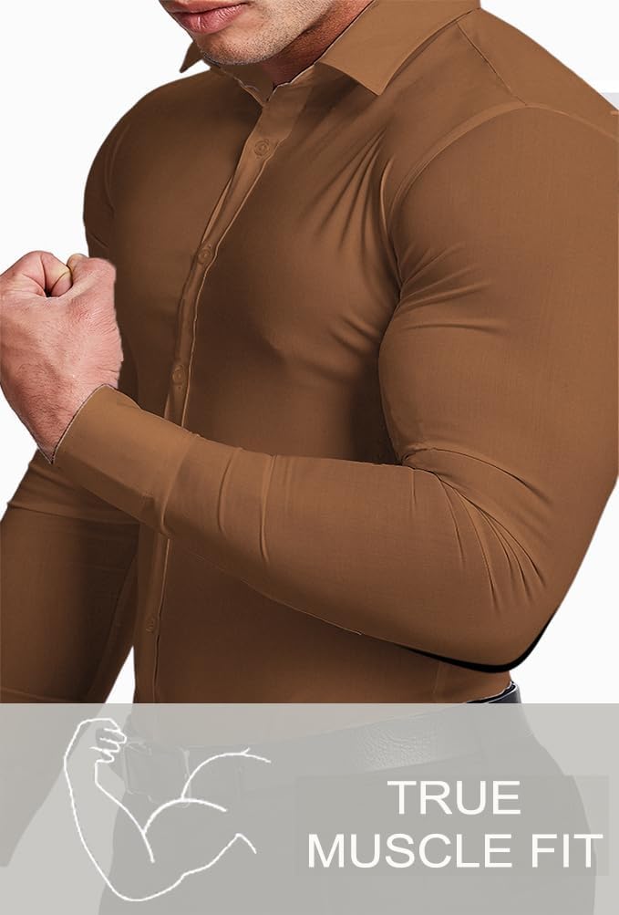Gładka slim fit koszula męska - David-Czarny-S-Trend Polska