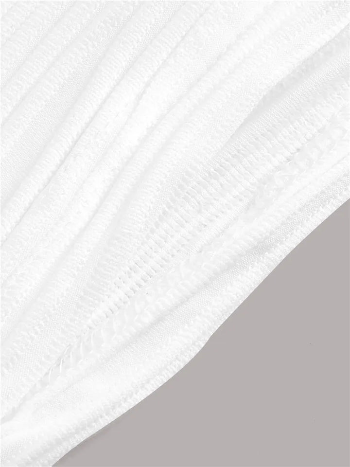 Głęboko Wycięty Top Halter z Odkrytym Plecami – Liora-Biały-S-Trend Polska