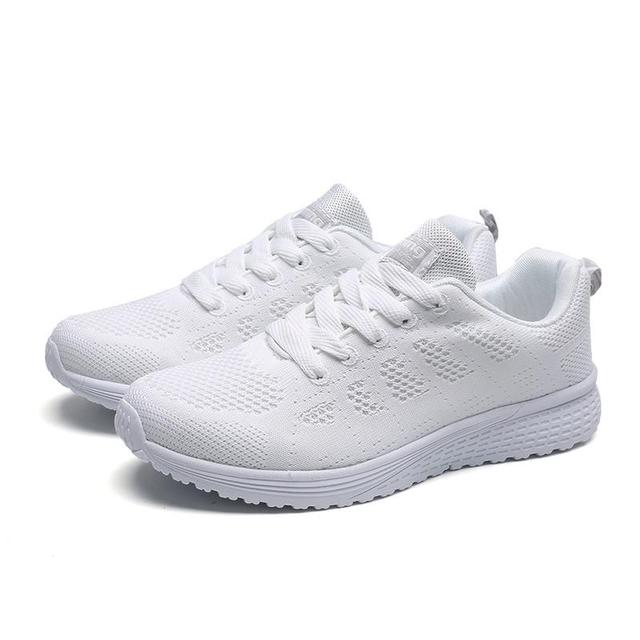 GlideFit Comfort | Casual ortopedyczne buty do biegania dla kobiet-Biały-35-Trend Polska
