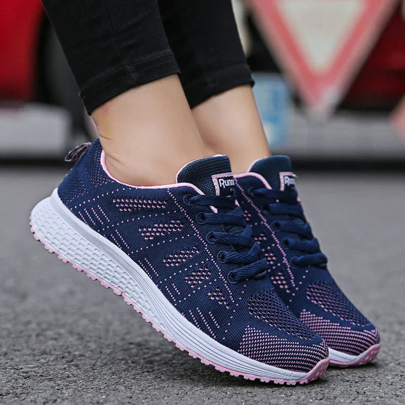 GlideFit Comfort | Casual ortopedyczne buty do biegania dla kobiet-Niebieski-35-Trend Polska