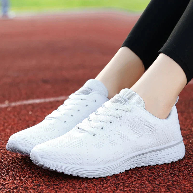 GlideFit Comfort | Casual ortopedyczne buty do biegania dla kobiet-Czarny-35-Trend Polska