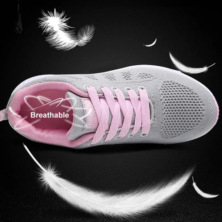 GlideFit Comfort | Casual ortopedyczne buty do biegania dla kobiet-Czarny-35-Trend Polska