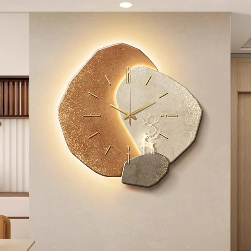 Minimalistyczny zegar ścienny w skandynawskim designie - NordiqTime