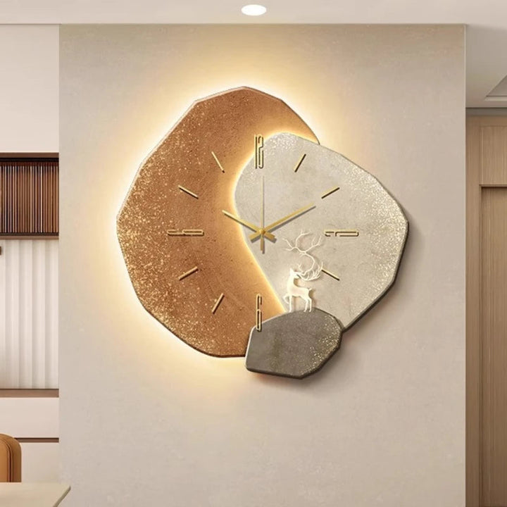 Minimalistyczny zegar ścienny w skandynawskim designie - NordiqTime