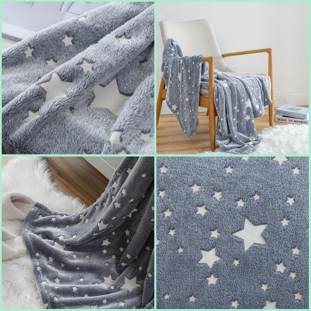 Glow in the Dark Kinderdeken – TwinkleTuck-Gwiazdy-100 x 150 cm-Trend Polska