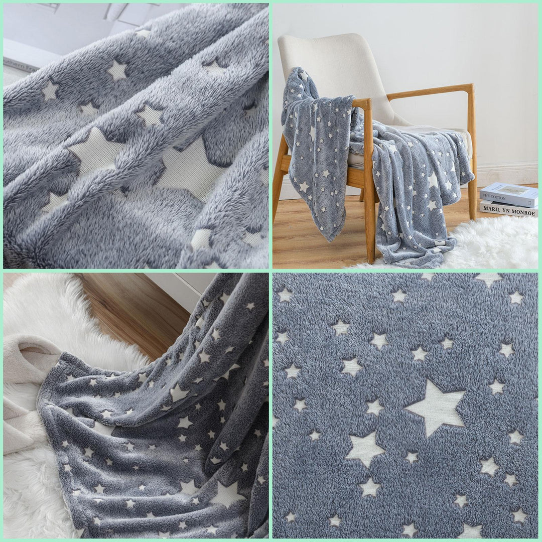 Glow in the Dark Kinderdeken – TwinkleTuck-Gwiazdy-100 x 150 cm-Trend Polska
