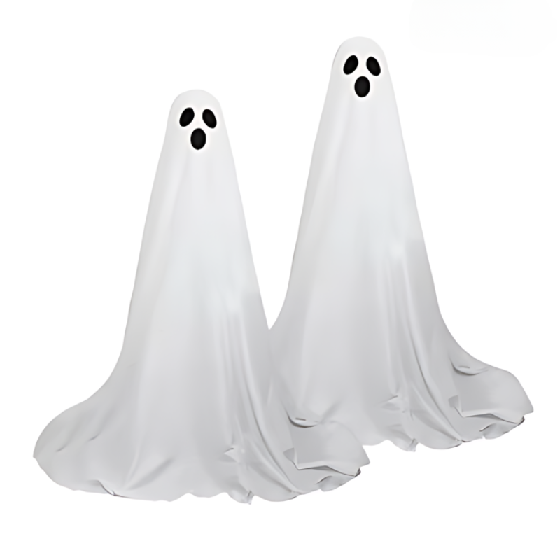 Halloween Ghost Lights – SpookLights-Luźny Materiał-Zestaw 2-Pak-Trend Polska