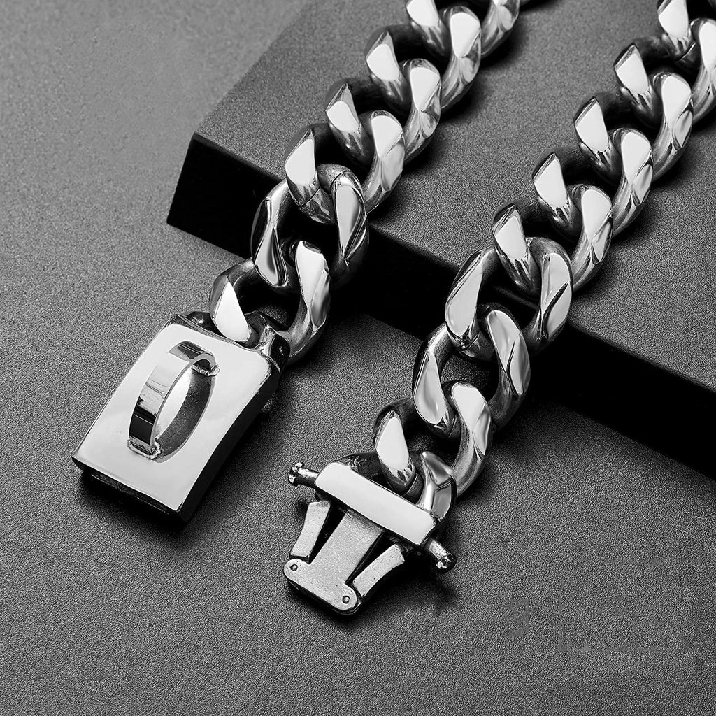 Halsband dla psa - TitanSteel-Złoto-45CM-Trend Polska