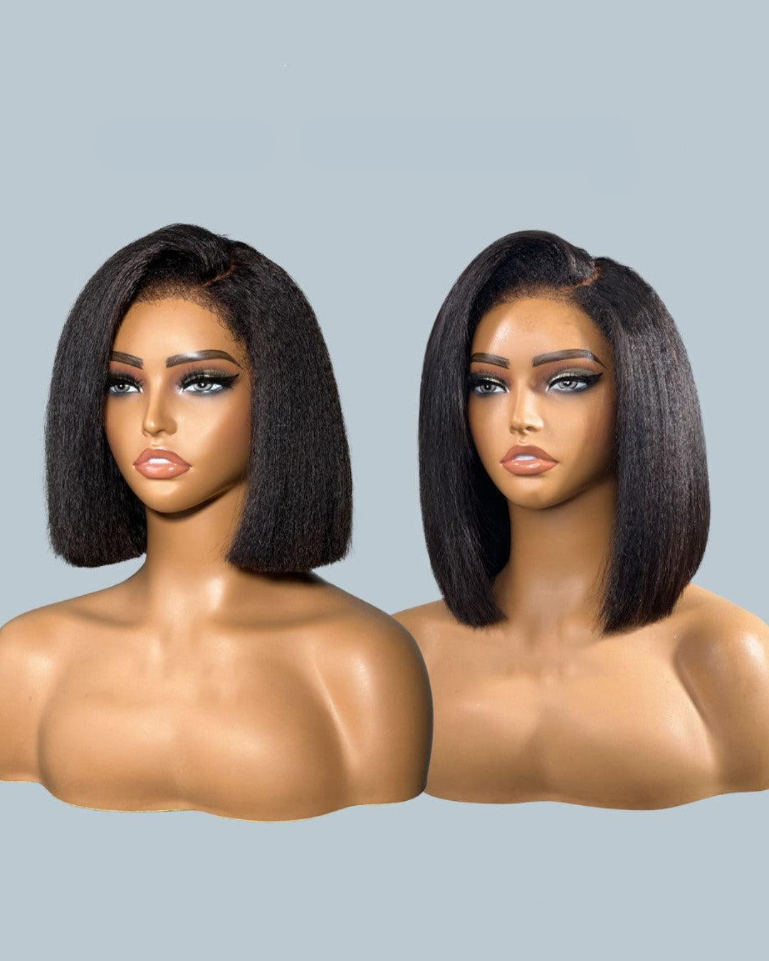 HD Lace Włosy 5x5 Kinky Straight – Zamira-25 cm (10 cali)-Trend Polska