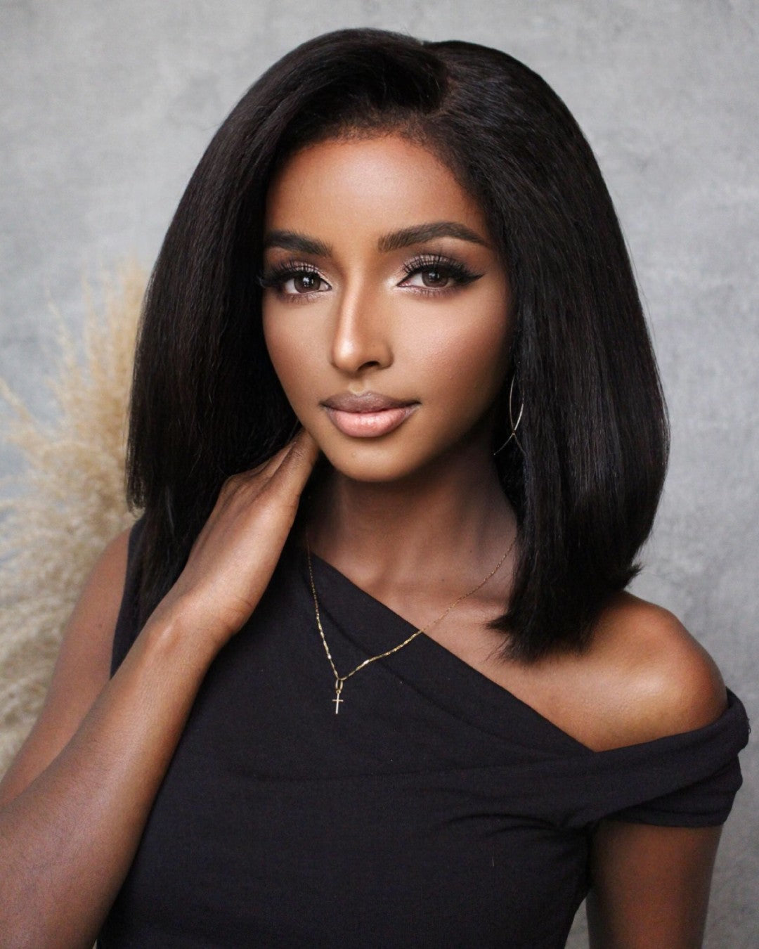 HD Lace Włosy 5x5 Kinky Straight – Zamira-25 cm (10 cali)-Trend Polska