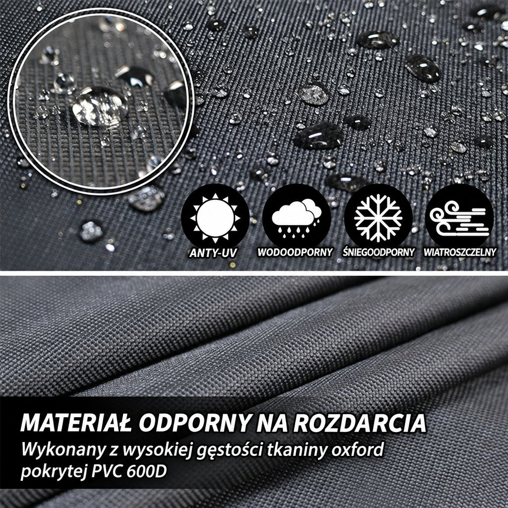 Heavy-Duty Round Patio Furniture Cover with Air Vent 3