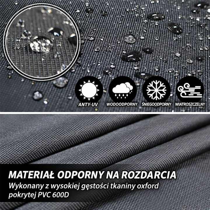 Heavy-Duty Round Patio Furniture Cover with Air Vent 3