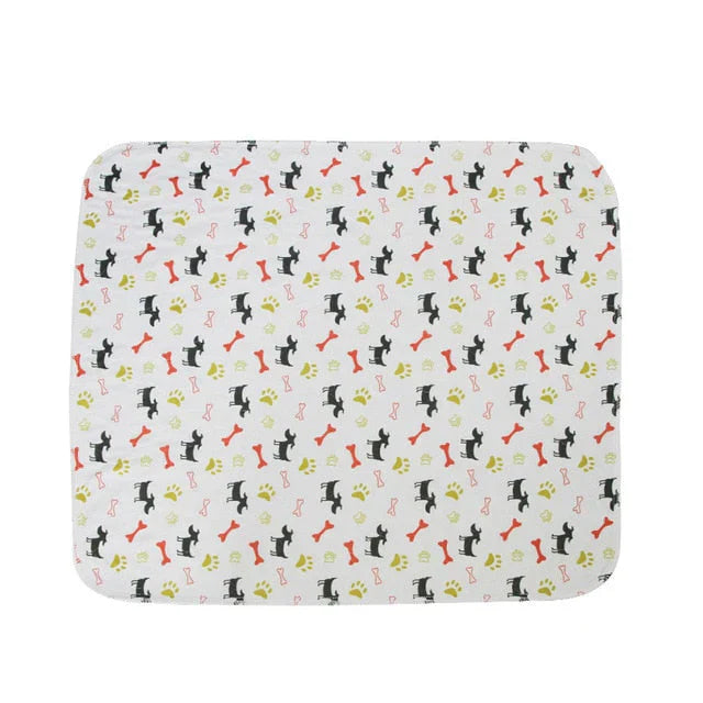 Herbruikalne plamy dla psów - EcoPad-Białe-Pies-Kość-Lapa-40x60CM-Trend Polska