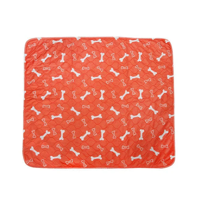 Herbruikalne plamy dla psów - EcoPad-Pomarańczowo-Kość-40x60CM-Trend Polska