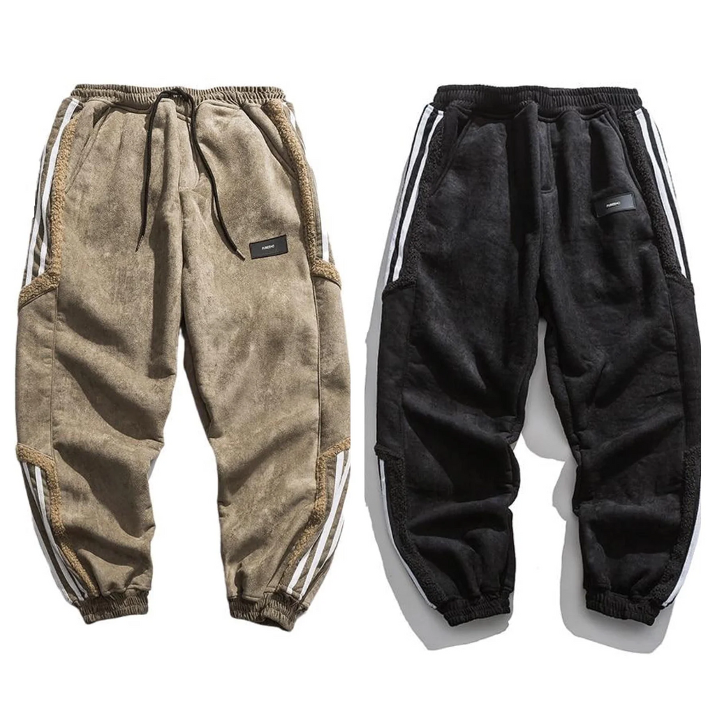 Hiphop Casual Harem Spodnie Dresowe - Street Pulse-Brązowy-XS-Trend Polska