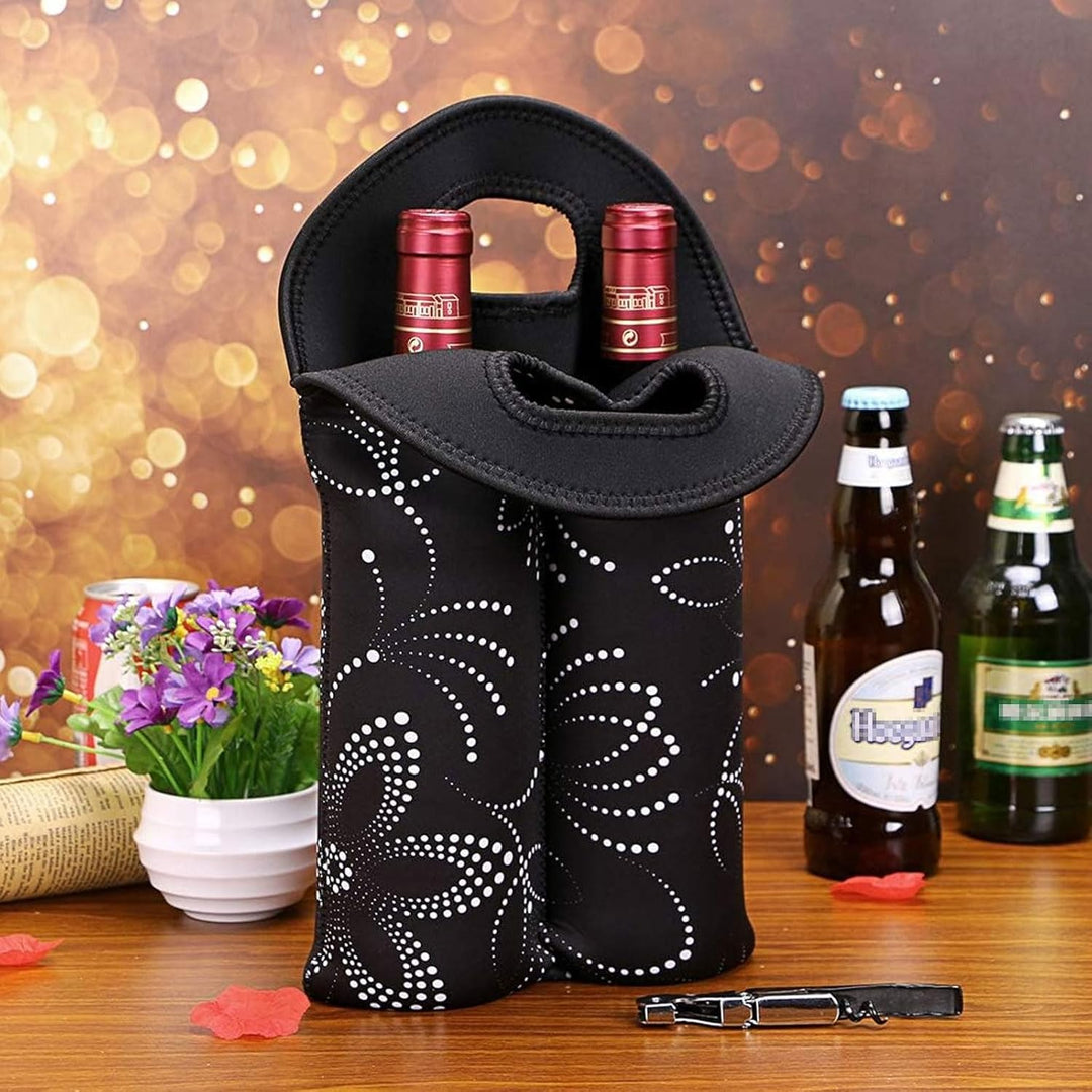 Izolowana torba na wino na dwie butelki