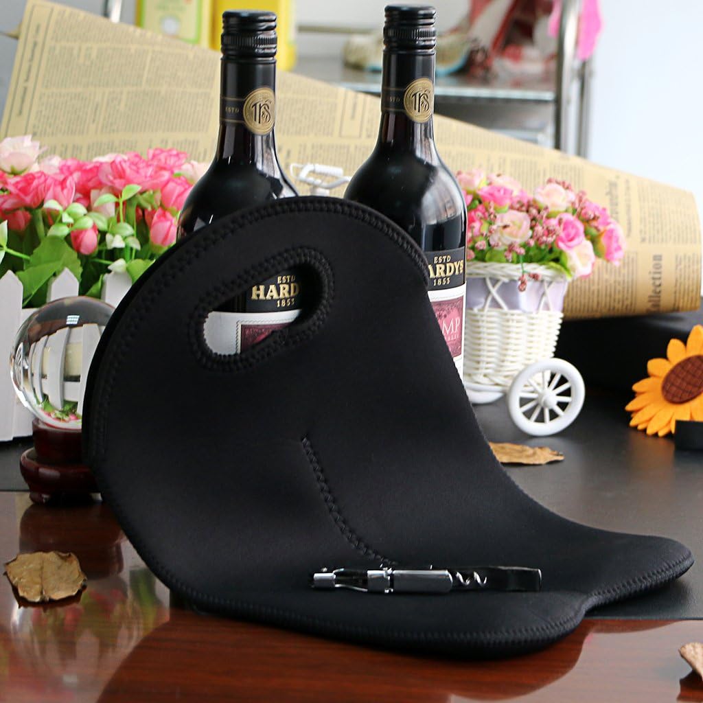 Izolowana torba na wino na dwie butelki