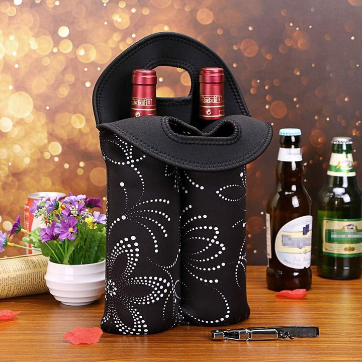 Izolowana torba na wino na dwie butelki
