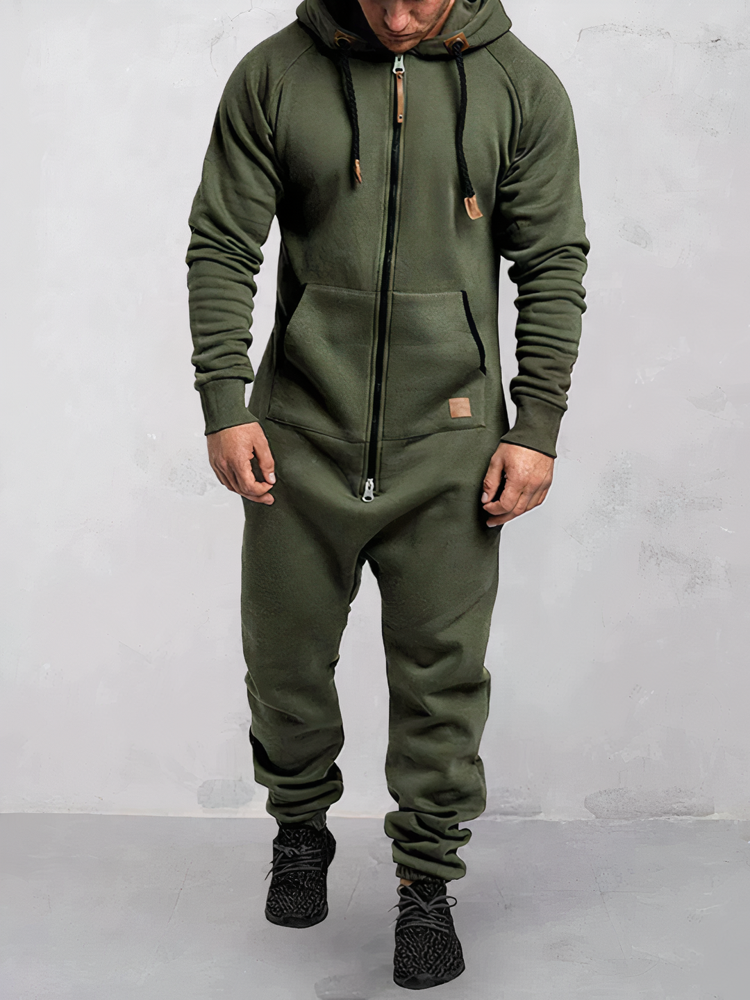 Hoodie dres dla mężczyzn - EliteTrack-Zielony-S-Trend Polska