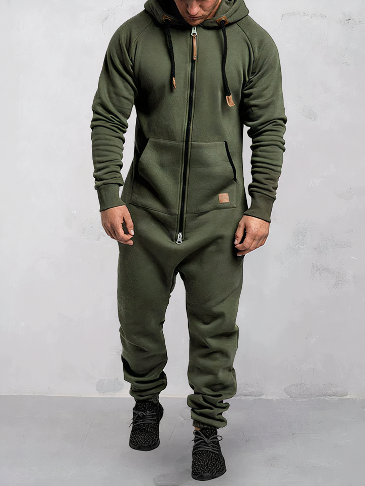 Hoodie dres dla mężczyzn - EliteTrack-Zielony-S-Trend Polska
