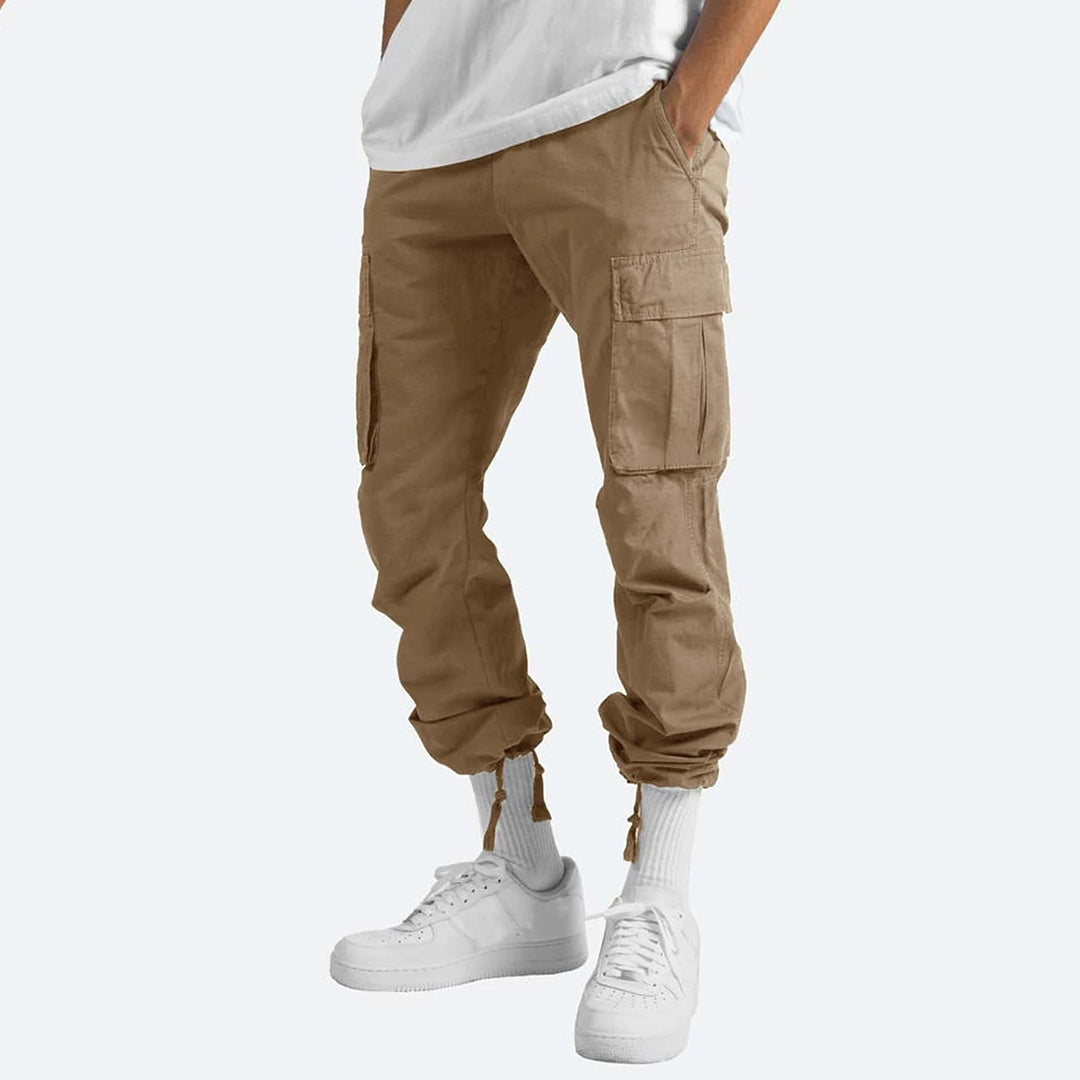 Howard - Casual Spodnie Cargo dla Mężczyzn-Szary-S-Trend Polska