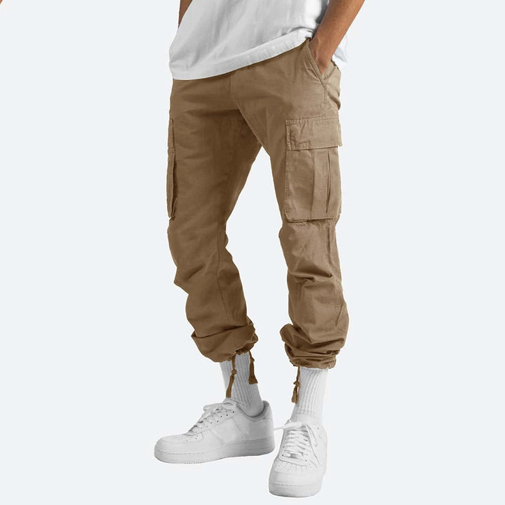 Howard - Casual Spodnie Cargo dla Mężczyzn-Szary-S-Trend Polska