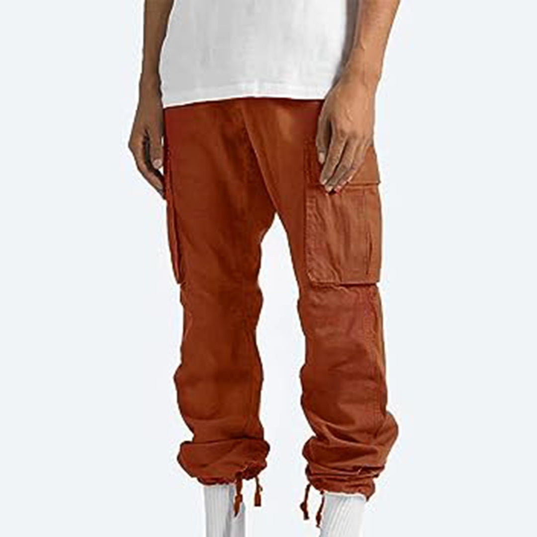 Howard - Casual Spodnie Cargo dla Mężczyzn-Szary-S-Trend Polska