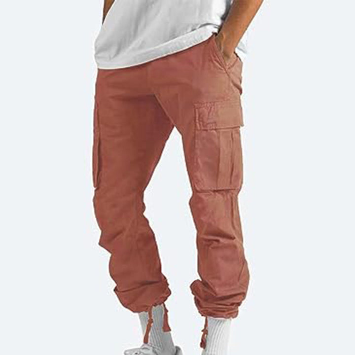 Howard - Casual Spodnie Cargo dla Mężczyzn-Szary-S-Trend Polska