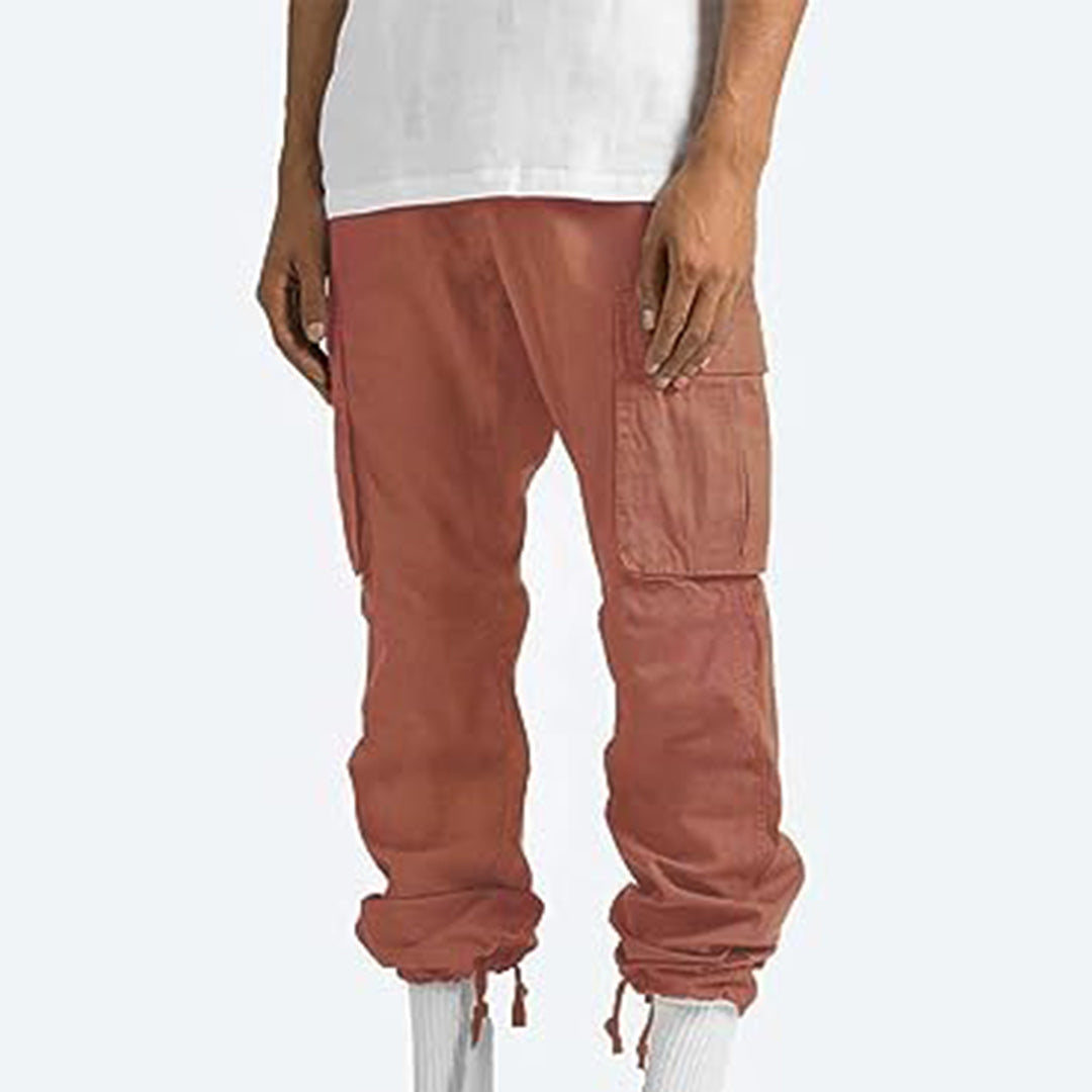 Howard - Casual Spodnie Cargo dla Mężczyzn-Szary-S-Trend Polska