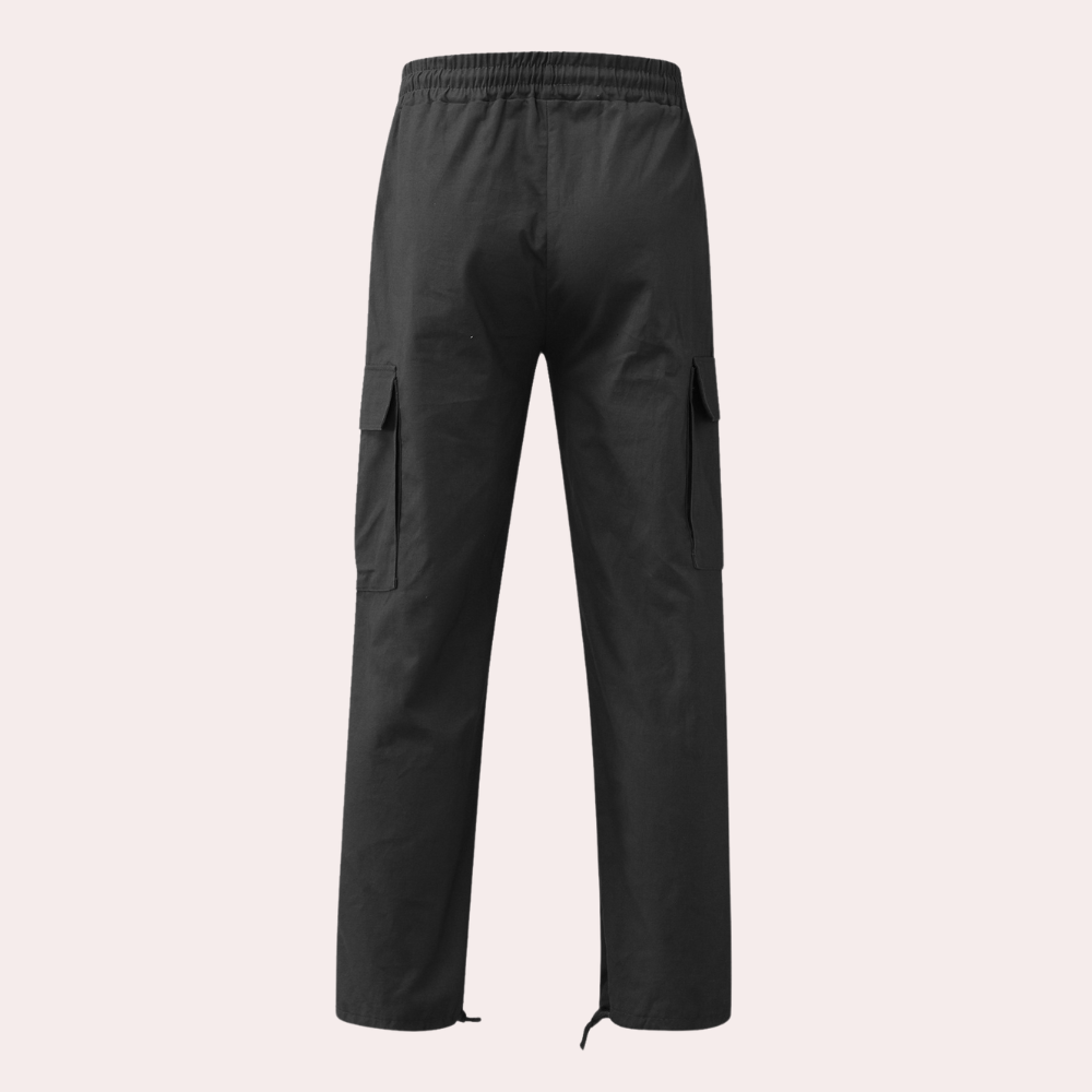 Howard - Casual Spodnie Cargo dla Mężczyzn-Szary-S-Trend Polska