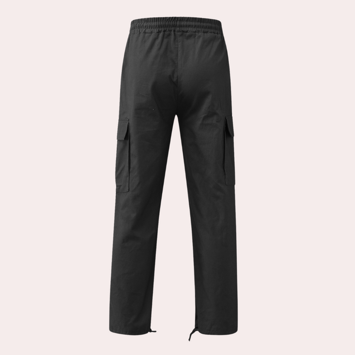 Howard - Casual Spodnie Cargo dla Mężczyzn-Szary-S-Trend Polska