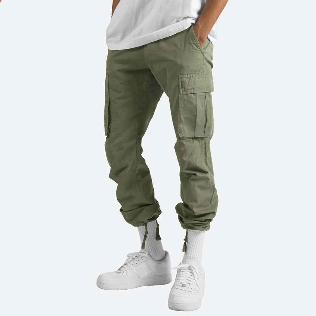 Howard - Casual Spodnie Cargo dla Mężczyzn-Szary-S-Trend Polska