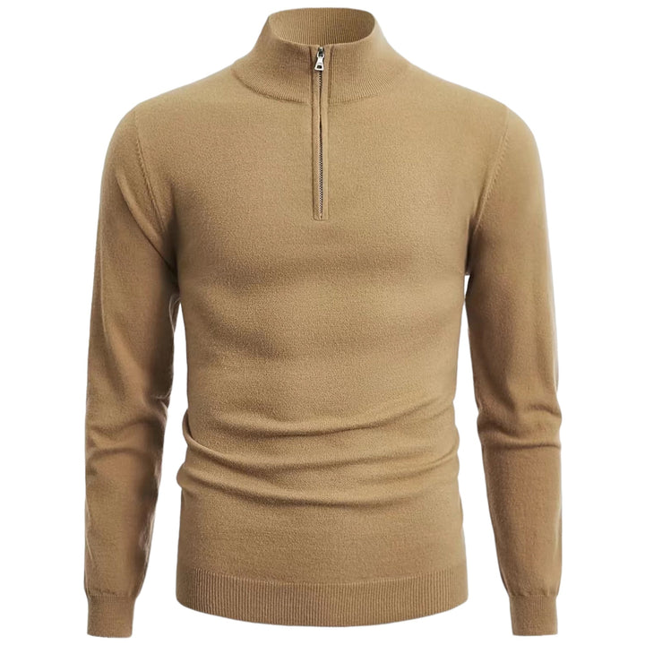 Stylowy sweter z półzamkiem dla mężczyzn - NordFlex