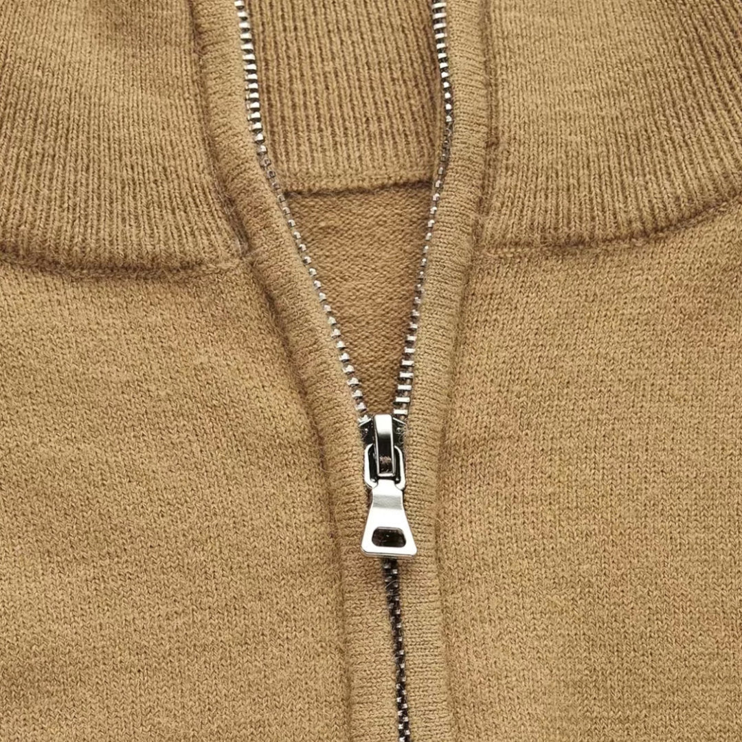Stylowy sweter z półzamkiem dla mężczyzn - NordFlex