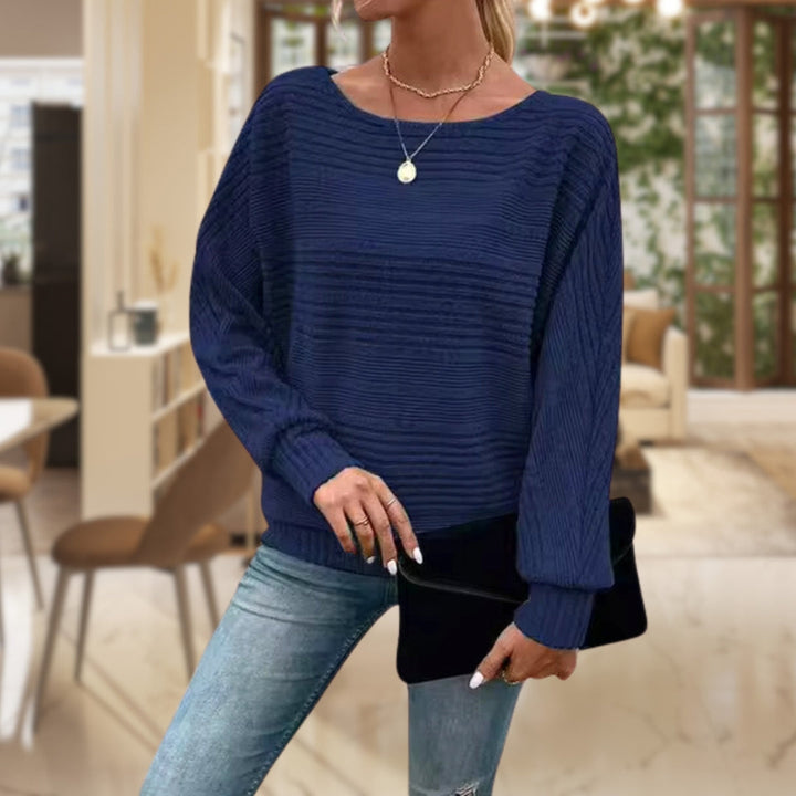 Pasiasty sweter damski – Zorine