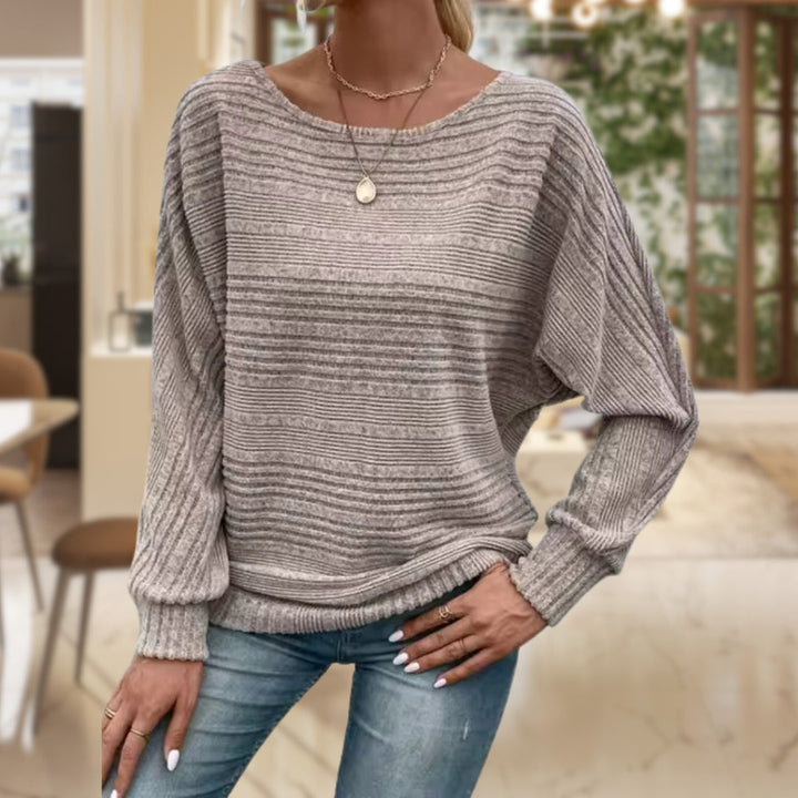 Pasiasty sweter damski – Zorine