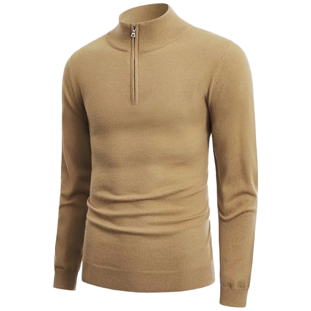 Stylowy sweter z półzamkiem dla mężczyzn - NordFlex
