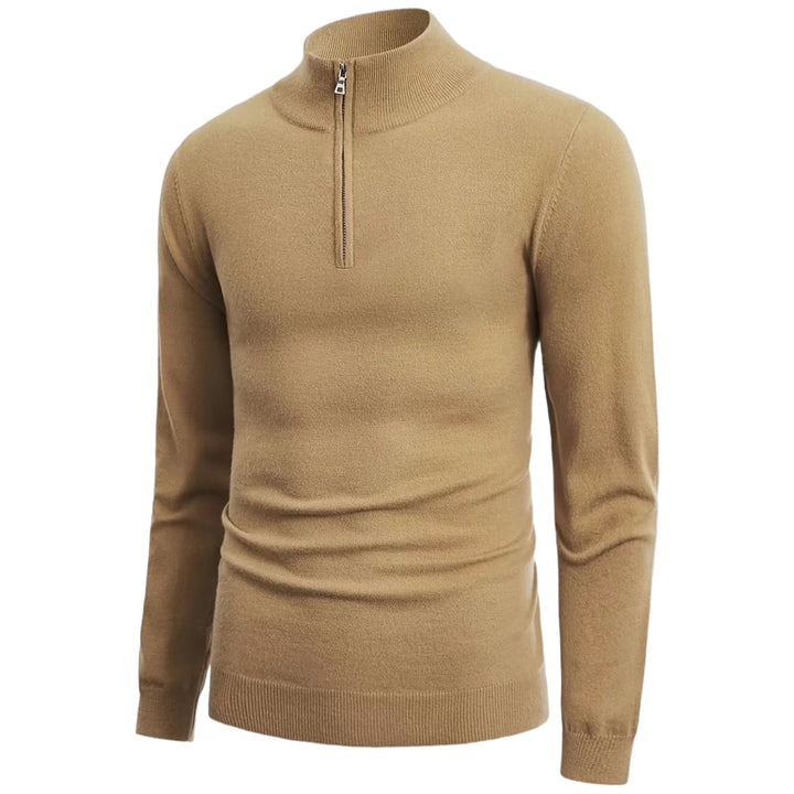 Stylowy sweter z półzamkiem dla mężczyzn - NordFlex