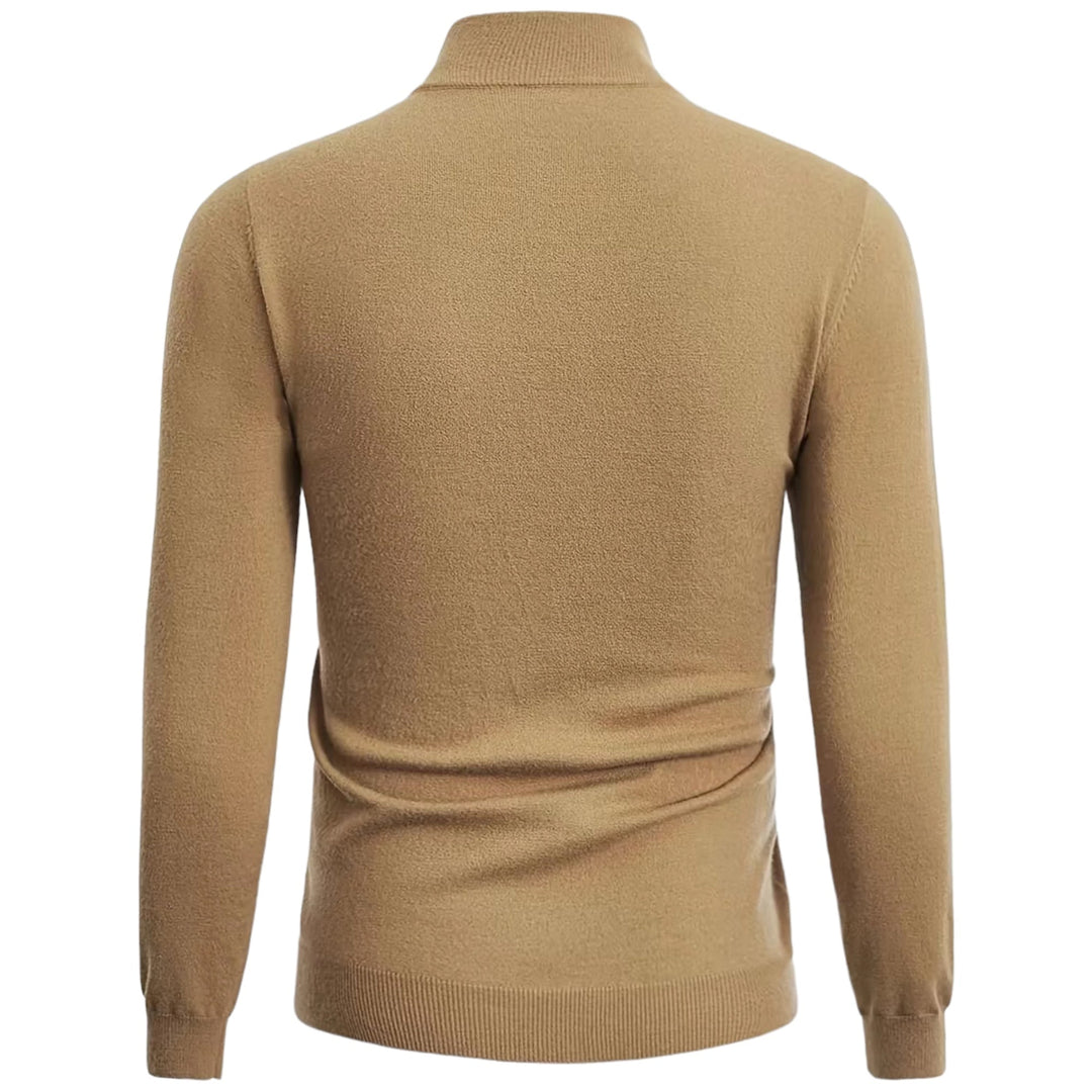 Stylowy sweter z półzamkiem dla mężczyzn - NordFlex