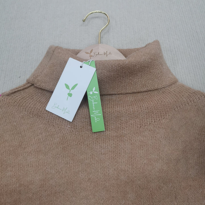 Imponujący sweter kolorblock - AutumnVibe-S (36/38)-Trend Polska