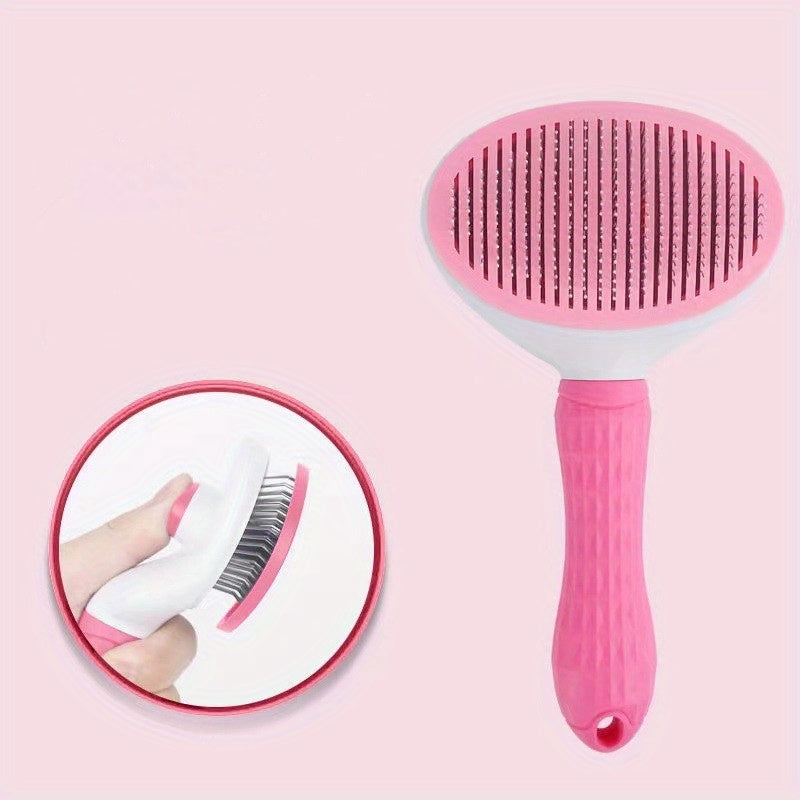Innowacyjny grzebień dla zwierząt - FurFree Comb-Różowy-Trend Polska