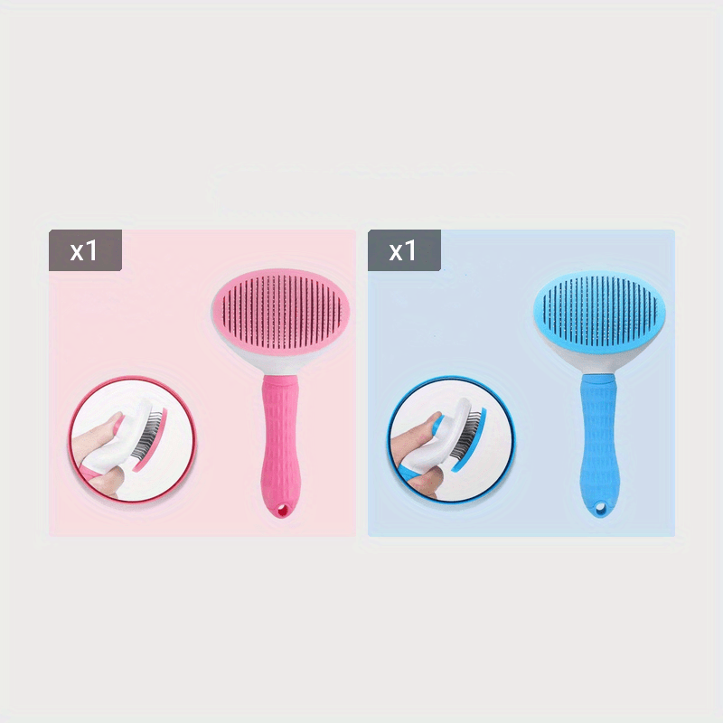 Innowacyjny grzebień dla zwierząt - FurFree Comb-Różowy-Trend Polska