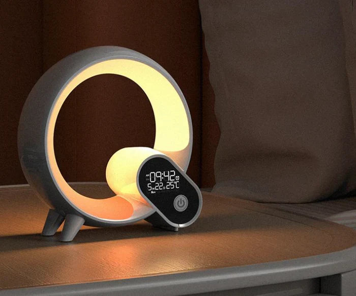 Inteligentna lampka nocna z białym szumem i zmianą koloru - Liora-Czarny-Trend Polska