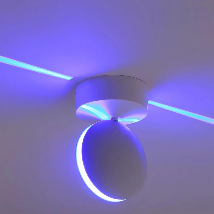 Inteligentne oświetlenie LED w pasku z projekcją 360° - Lumovibe-Biały-Chłodna biel-Trend Polska