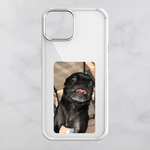 Interaktywna foto etui na iPhone - PixelShell-Biały-iPhone 15-Trend Polska