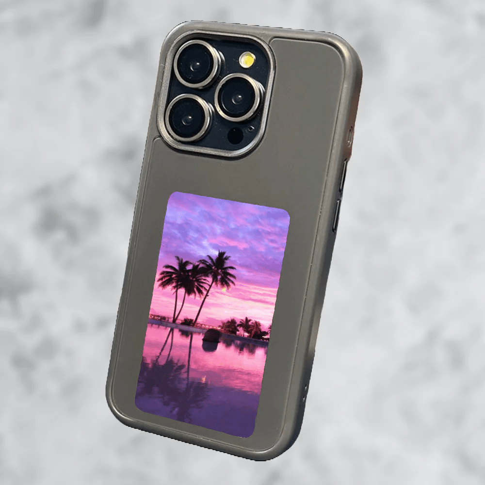 Interaktywna foto etui na iPhone - PixelShell-Szary-iPhone 15-Trend Polska