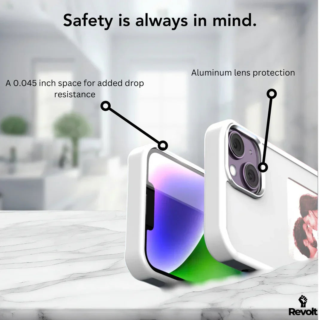 Interaktywna foto etui na iPhone - PixelShell-Czarny-iPhone 15-Trend Polska