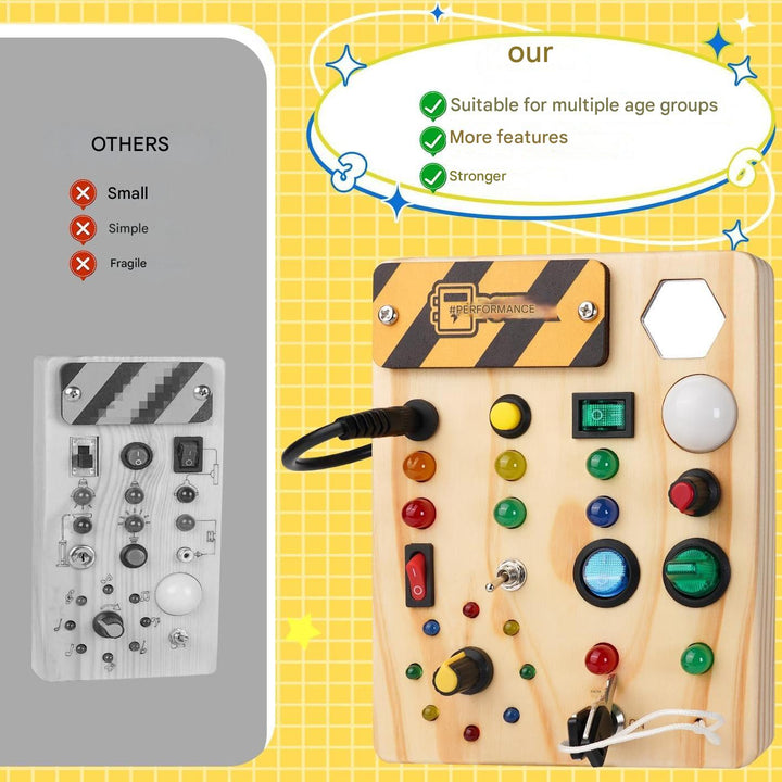Interaktywna tablica Montessori dla małych dzieci - BrightStart-Trend Polska